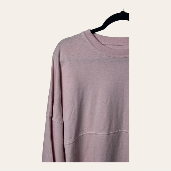 1119. SPIRIT‎ JESERY “MERMAID OFF DUTY” GLITTER PINK IN COLOR SIZE SMALL - Picture 3 of 9